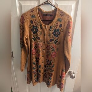 Gudrun Sjoden swing tunic cardigan Sz S